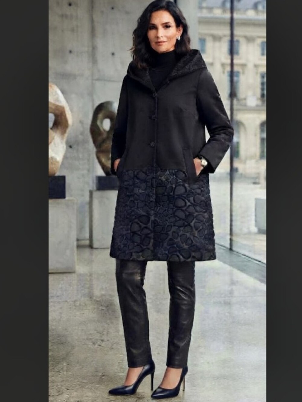 Lindi Reversible Evening Opera Coat